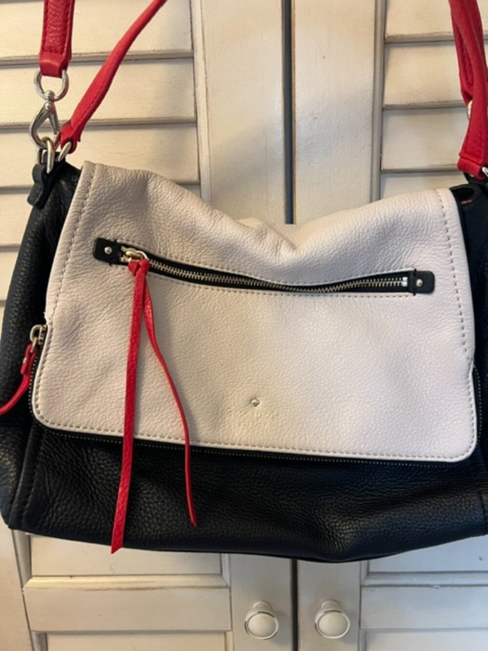Kate Spade New York Cobble Hill Toddy Crossbody - Black, Red, White